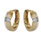 Creole, Brillant-0,115Kt GHSI, 14Kt GOLD