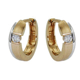 Creole, Brillant-0,115Kt GHSI, 14Kt GOLD