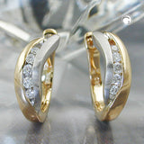 Creole, Brillant-0,12Kt GHSI, 14Kt GOLD