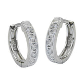 Creole, Brillant-0,14Kt, 14Kt Weißgold