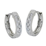Creole, Brillant-0,14Kt, 14Kt Weißgold