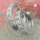 Creole, Brillant-0,14Kt, 14Kt Weißgold