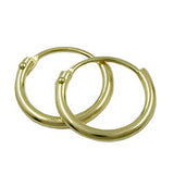 Creole, 11mm, glänzend, 8Kt GOLD