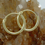 Creole, 11mm, glänzend, 8Kt GOLD