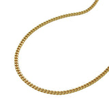 Kette 1mm Panzerkette 9Kt GOLD 36cm
