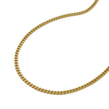 Kette 1mm Panzerkette 9Kt GOLD 36cm