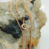 Kette 1,3mm Panzerkette 14Kt Rotgold 45cm