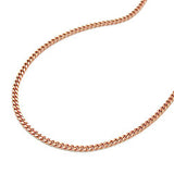 Kette 1,3mm Panzerkette 14Kt Rotgold 45cm