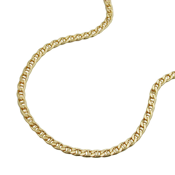 Kette Collier 1,9mm Stegpanzer 9Kt GOLD 45cm