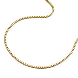Kette 0,7mm Venezianer-Kette 9Kt GOLD 45cm