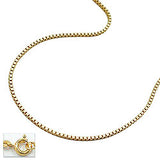 Kette 0,7mm Venezianer-Kette 9Kt GOLD 38cm