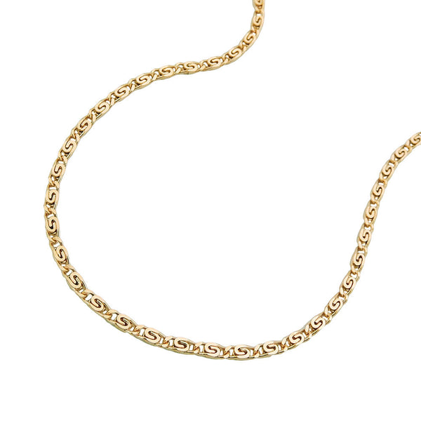 Kette 1,2mm S-Panzer 14Kt GOLD 50cm