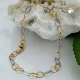 Armband, Ankerkette oval, 9Kt GOLD
