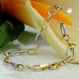 Armband, Ankerkette oval, 9Kt GOLD