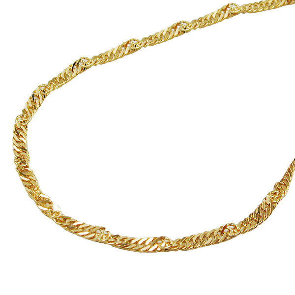 Kette 1,4mm Singapurkette 9Kt GOLD 40cm