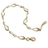 Armband, Fantasie, gemustert, 9Kt GOLD