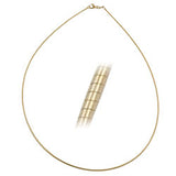 Kette 0,8mm Rundkette 9Kt GOLD 45cm