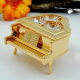 Tischdekoration Piano 51x57mm mit Glas-Steinen