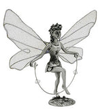 Tischdekoration 65mm Zinnfigur Elfe mit Springseil Corinn
