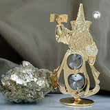 Tischdekoration Zauberer 95x50mm mit Glas-Steinen