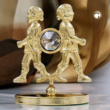 Tischdekoration Zwillinge 72x60mm Sternzeichen mit Glas-Stein