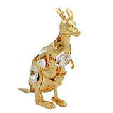 Tischdekoration Känguru 90mm mit Glas-Steinen