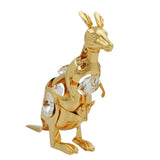 Tischdekoration Känguru 90mm mit Glas-Steinen