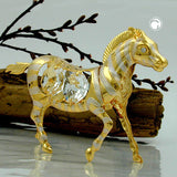 Tischdekoration Zebra 97x60mm mit Glas-Steinen