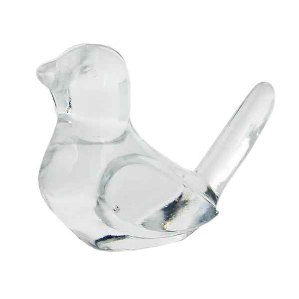 Tischdekoration, Vogel, Glas kristall