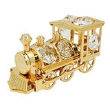 Tischdekoration Lokomotive 80x50mm mit Glas-Steinen