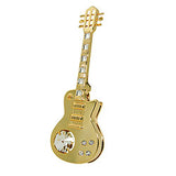 Tischdekoration Elektrische Gitarre 35x110mm mit Glas-Steinen