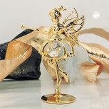 Tischdekoration Elfe 90x60mm mit Glas-Stein