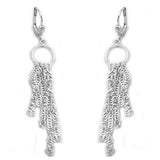 Brisur, 5x Singapourkette, Silber 925