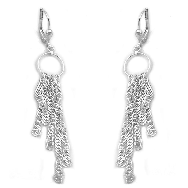 Brisur, 5x Singapourkette, Silber 925