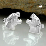 Stecker, Tigerkopf, Silber 925