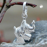 Anhänger, kleiner Elefant, Silber 925