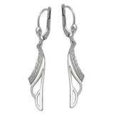Brisur, Blatt rhodiniert, Silber 925