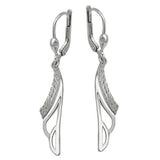 Brisur, Blatt rhodiniert, Silber 925