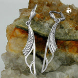 Brisur, Blatt rhodiniert, Silber 925