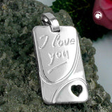 Anhänger, I love you, Silber 925