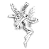 Anhänger, Elfe rhodiniert, Silber 925