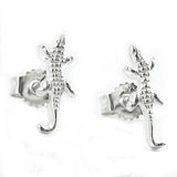Stecker, Krokodil, Silber 925