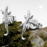 Stecker, Krokodil, Silber 925