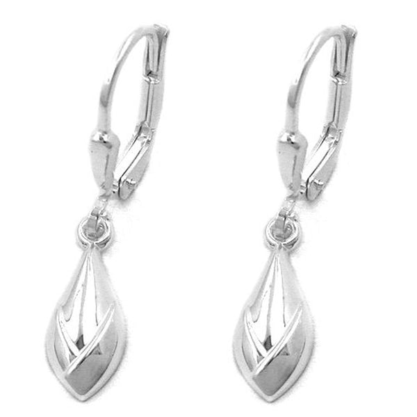Brisur, Tropfen-glänzend, Silber 925