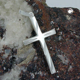 Anhänger, Kreuz diamantiert, Silber 925