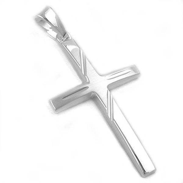 Anhänger, Kreuz diamantiert, Silber 925
