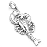 Anhänger, Krebs rhodiniert, Silber 925