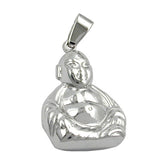 Anhänger, Buddha, rhodiniert Silber 925
