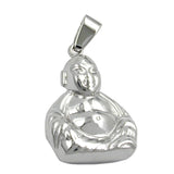 Anhänger, Buddha, rhodiniert Silber 925