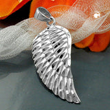 Anhänger, Flügel rhodiniert, Silber 925